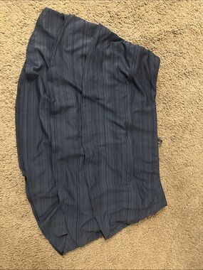 Athleta Navy Blue Textured Active Leggings